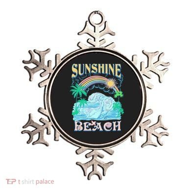 Vintage Summer Time Sunshine Beach Ornament