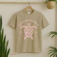 Vintage Sea Turtle Gulf of Mexico Est 1550 Anti Trump T-Shirt thumb 2
