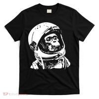 Vintage Space Travel Astronaut Monkey T-Shirt thumb 0