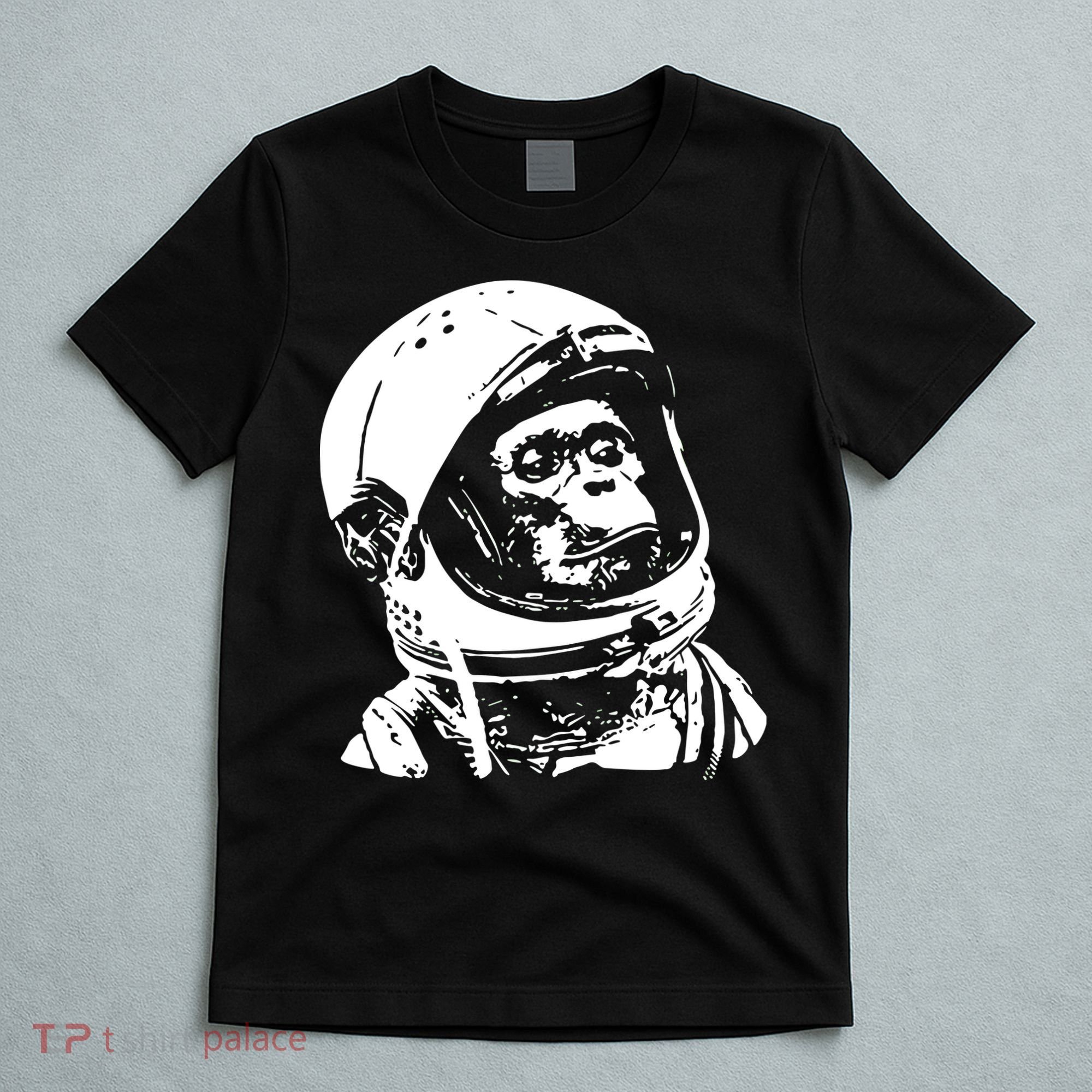 Vintage Space Travel Astronaut Monkey T-Shirt