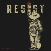 Vintage The Resist Bear T-Shirt thumb 7
