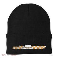 Volunr State Tennessee Checkerboard Baseball Tennessee Beanie thumb 0