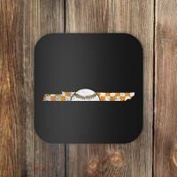 Volunr State Tennessee Checkerboard Baseball Tennessee Coaster thumb 0