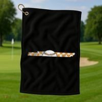 Volunr State Tennessee Checkerboard Baseball Tennessee Golf Towel thumb 1