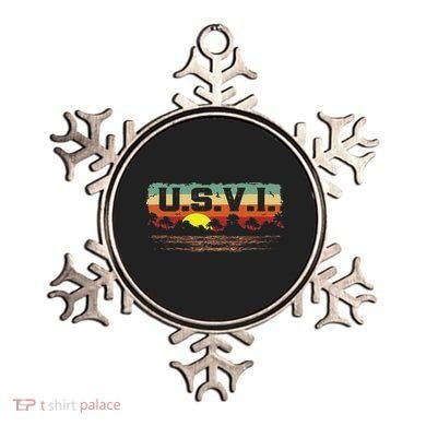Vintage Sunset Usvi Us Virgin Islands Ornament