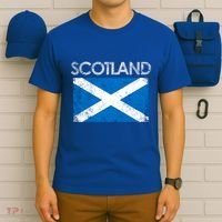 Vintage Scotland Uk Scottish Flag Pride Gift T-Shirt thumb 6