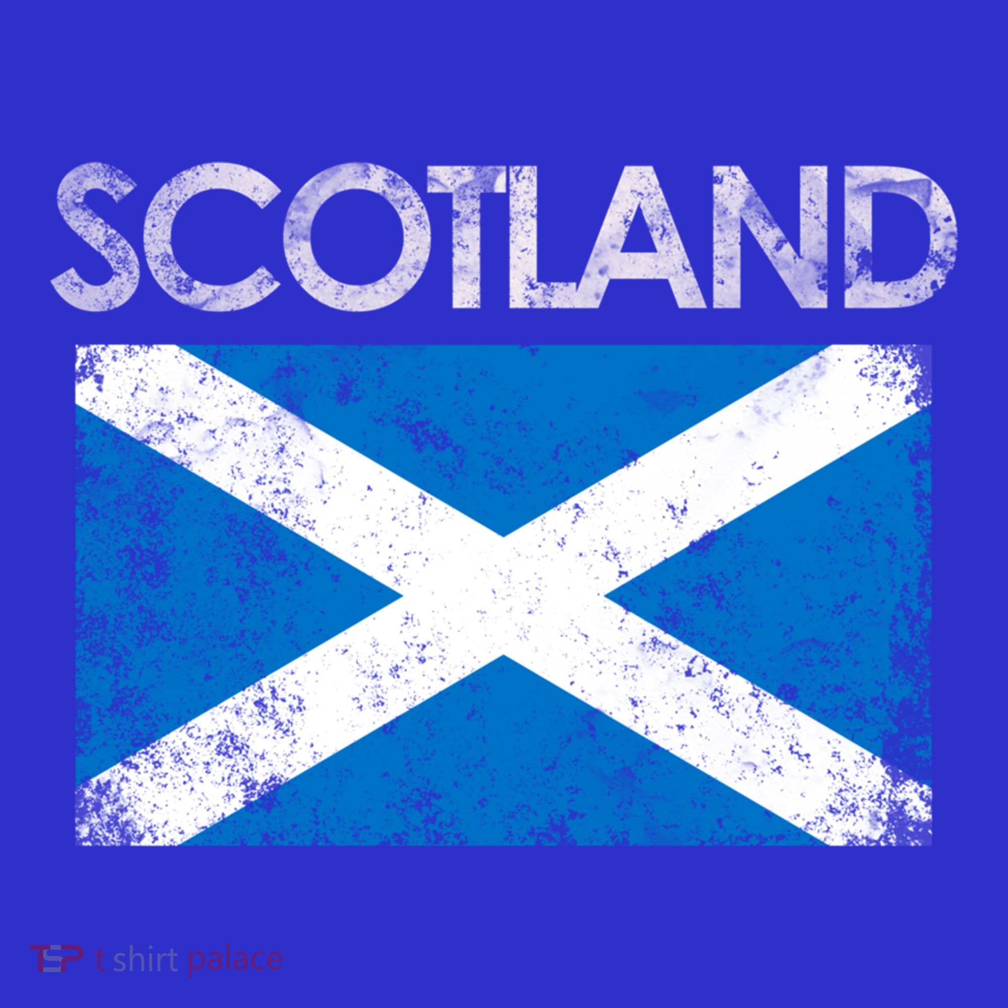 Vintage Scotland Uk Scottish Flag Pride Gift T-Shirt