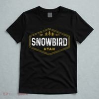 Vintage Snowbird Ut Hexagon Badge Utah Snow Ski Souvenir T-Shirt thumb 5