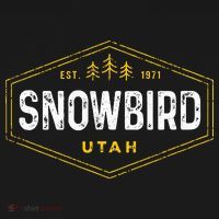 Vintage Snowbird Ut Hexagon Badge Utah Snow Ski Souvenir T-Shirt thumb 7