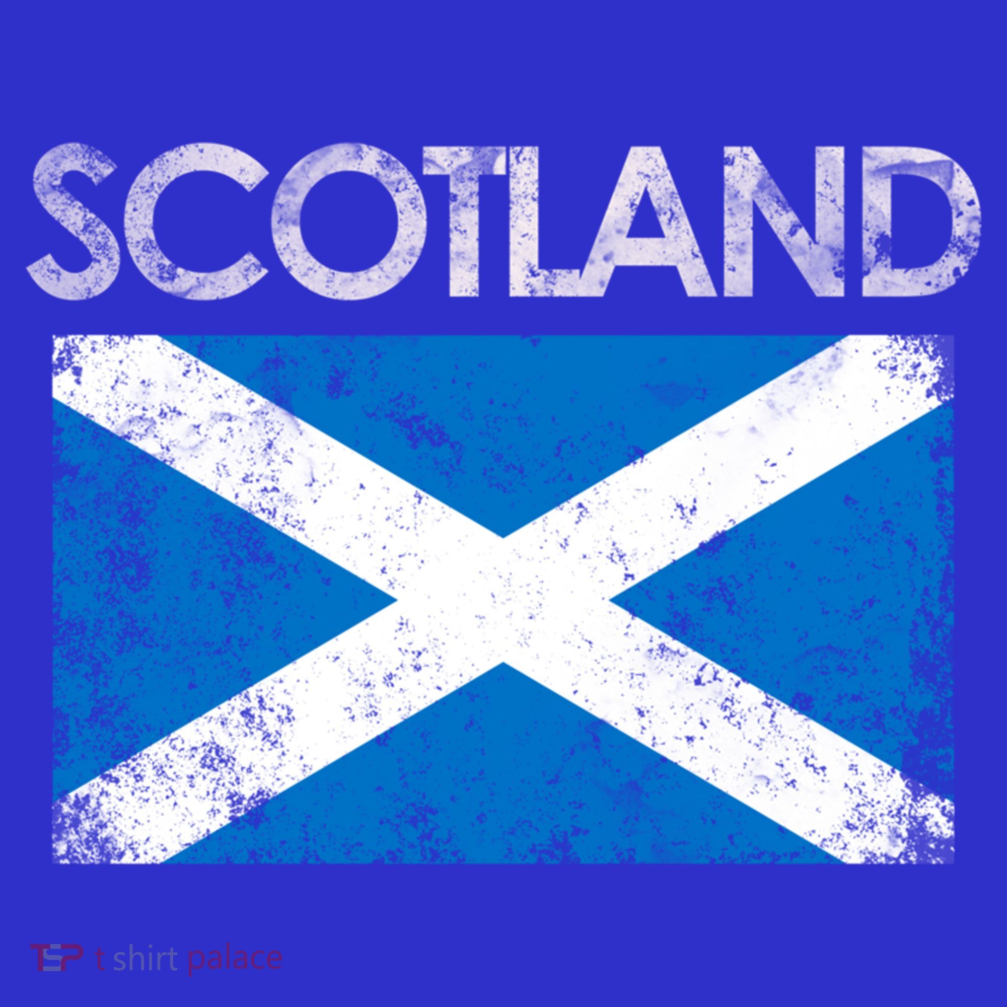 Vintage Scotland Uk Scottish Flag Pride Gift T-Shirt
