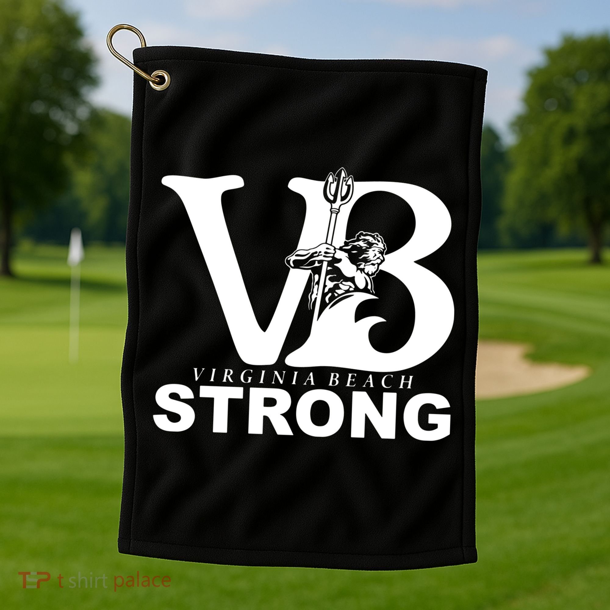 Vb Strong Virginia Beach Strong Golf Towel