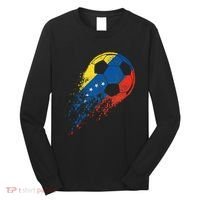 Venezuela Soccer Venezuelan Flag Pride Soccer Player Long Sleeve Shirt thumb 0