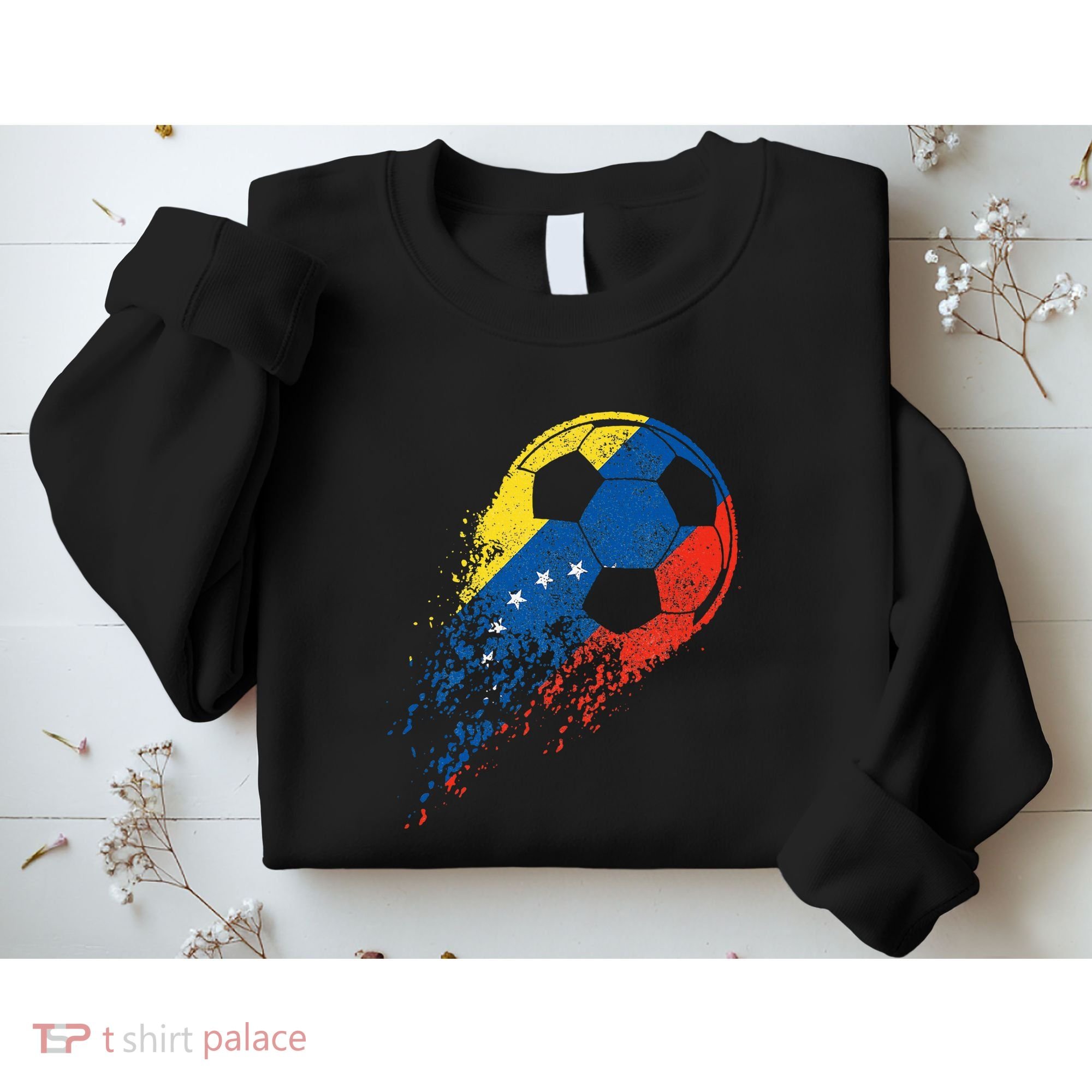 Venezuela Soccer Venezuelan Flag Pride Soccer Player Sweatshirt