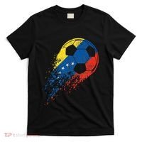Venezuela Soccer Venezuelan Flag Pride Soccer Player T-Shirt thumb 0
