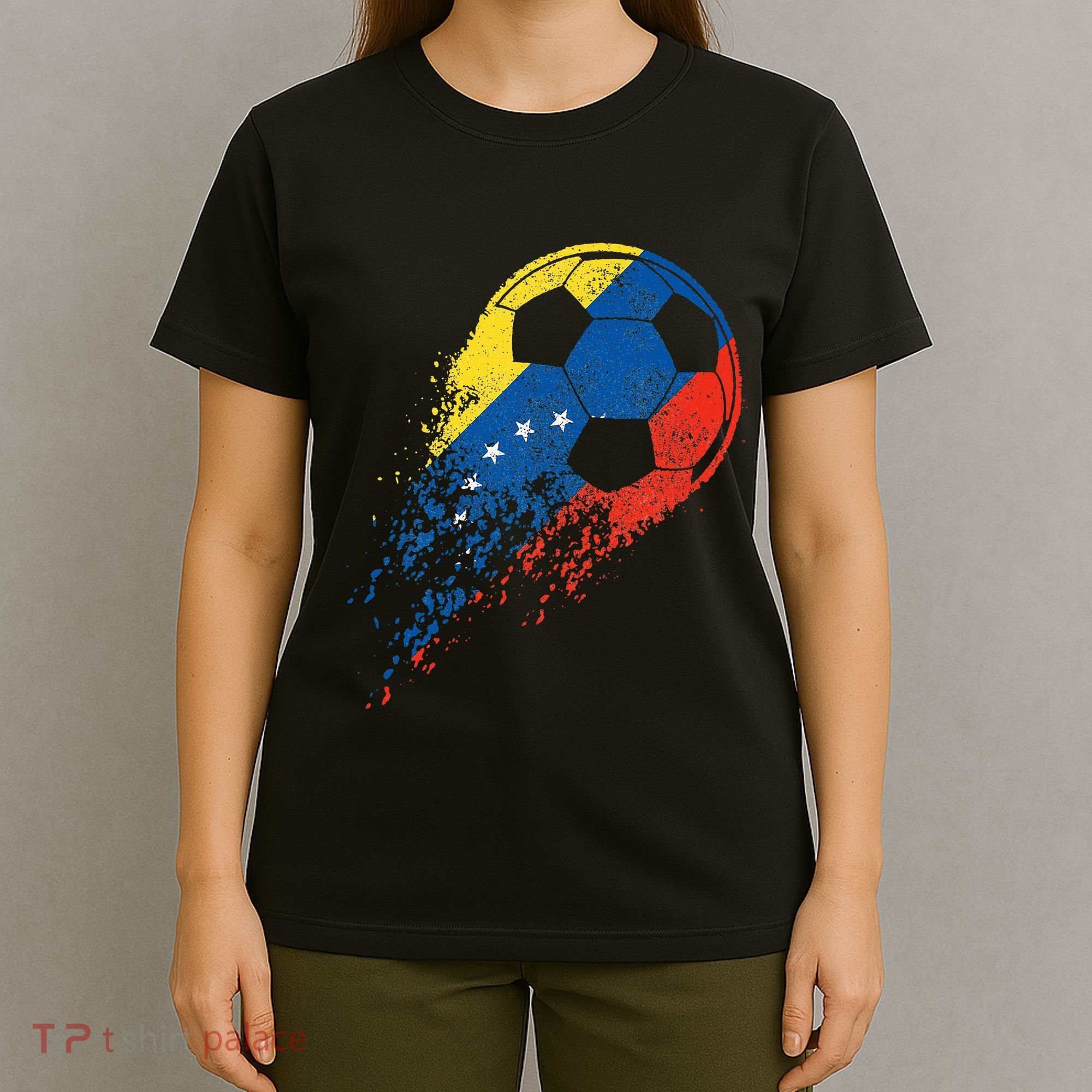 Venezuela Soccer Venezuelan Flag Pride Soccer Player T-Shirt