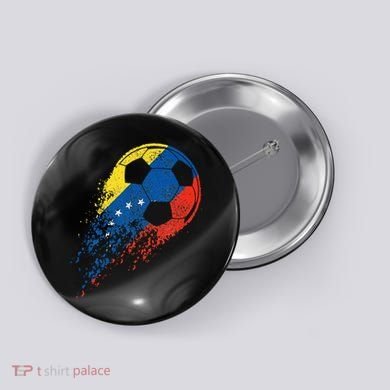 Venezuela Soccer Venezuelan Flag Pride Soccer Player Button