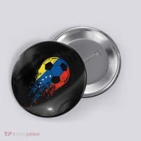 Venezuela Soccer Venezuelan Flag Pride Soccer Player Button thumb 0