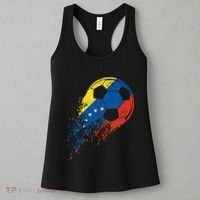 Venezuela Soccer Venezuelan Flag Pride Soccer Player Women's Tank Top thumb 3