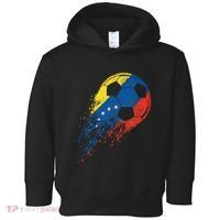 Venezuela Soccer Venezuelan Flag Pride Soccer Player Toddler Hoodie thumb 0
