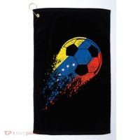 Venezuela Soccer Venezuelan Flag Pride Soccer Player Golf Towel thumb 0