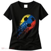 Venezuela Soccer Venezuelan Flag Pride Soccer Player Women's T-Shirt thumb 0