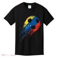 Venezuela Soccer Venezuelan Flag Pride Soccer Player Kids T-Shirt thumb 0