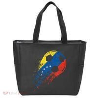Venezuela Soccer Venezuelan Flag Pride Soccer Player Tote Bag thumb 0