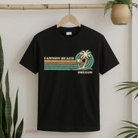 Vintage Summer Vacation Oregon Cannon Beach T-Shirt thumb 2