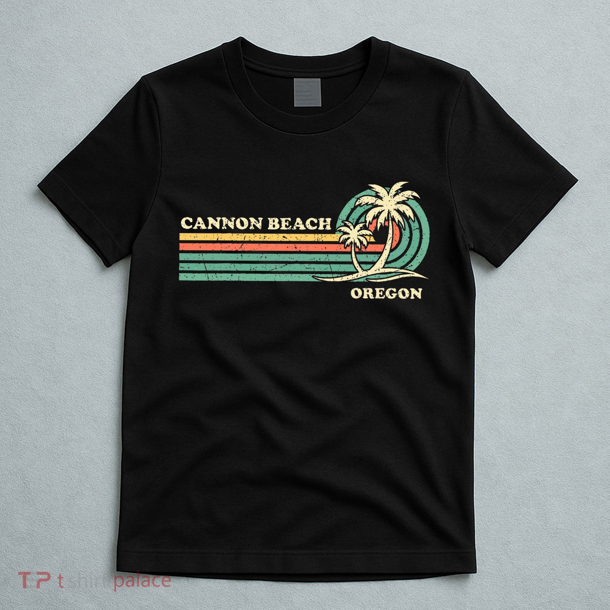 Vintage Summer Vacation Oregon Cannon Beach T-Shirt