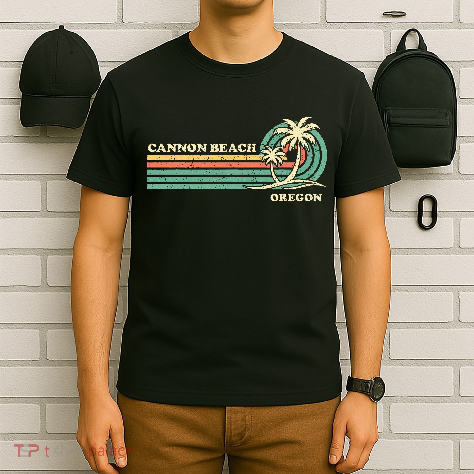 Vintage Summer Vacation Oregon Cannon Beach T-Shirt
