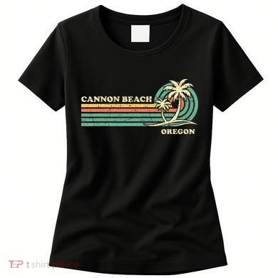 Vintage Summer Vacation Oregon Cannon Beach Women's T-Shirt
