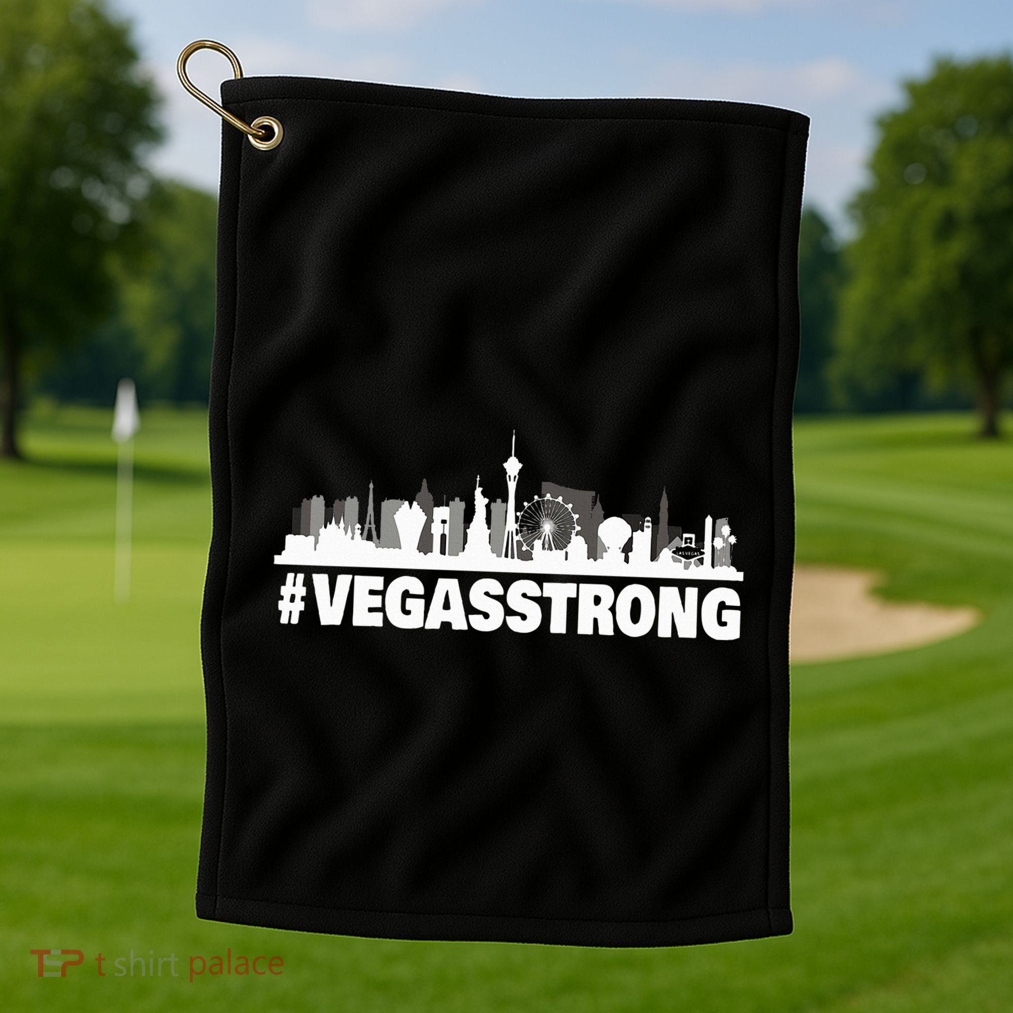 Vegas Strong Golf Towel
