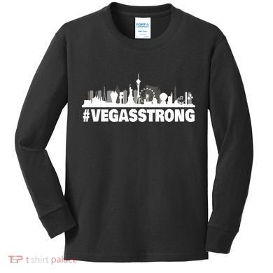 Vegas Strong Kids Long Sleeve Shirt