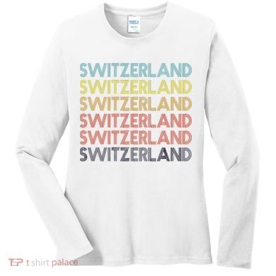 Vintage Switzerland Women's Long Sleeve Shirt