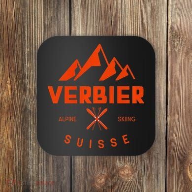 Verbier Suisse  Coaster
