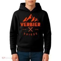 Verbier Suisse  Kids Hoodie thumb 4