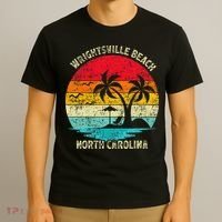 Vintage Summer Vacation North Carolina Wrightsville Beach T-Shirt thumb 3