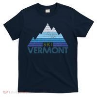 Vermont Ski Vintage Mountain Winter Sports Skiing Souvenir T-Shirt thumb 0