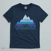 Vermont Ski Vintage Mountain Winter Sports Skiing Souvenir T-Shirt thumb 5
