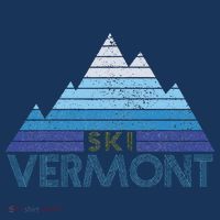 Vermont Ski Vintage Mountain Winter Sports Skiing Souvenir T-Shirt thumb 7