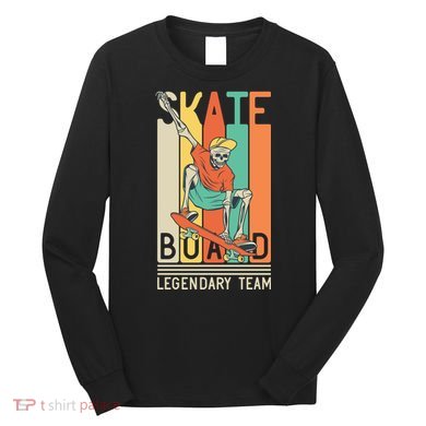 Vintage Skateboard Long Sleeve Shirt