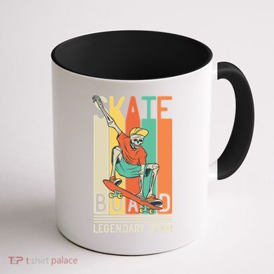 Vintage Skateboard Coffee Mug back
