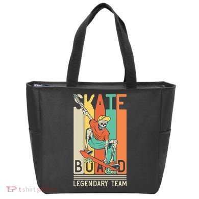 Vintage Skateboard Tote Bag