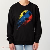 Venezuela Soccer Venezuelan Flag Pride Soccer Player Women's Sweatshirt thumb 0