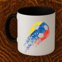 Venezuela Soccer Venezuelan Flag Pride Soccer Player Coffee Mug thumb 2
