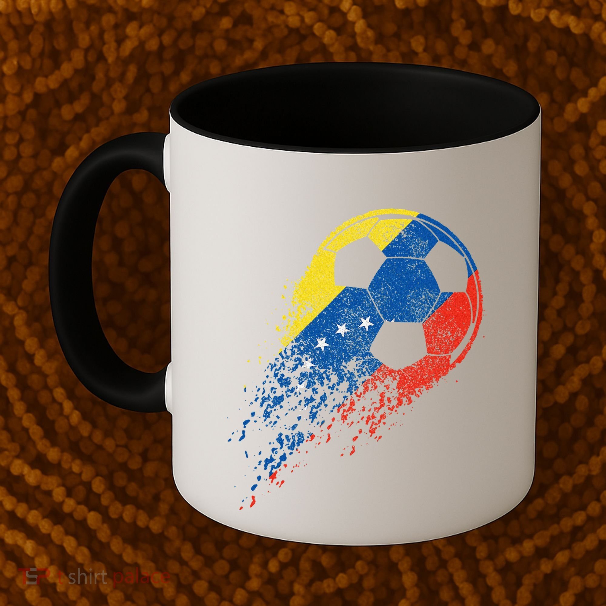 Venezuela Soccer Venezuelan Flag Pride Soccer Player Coffee Mug
