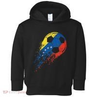 Venezuela Soccer Venezuelan Flag Pride Soccer Player Toddler Hoodie thumb 0