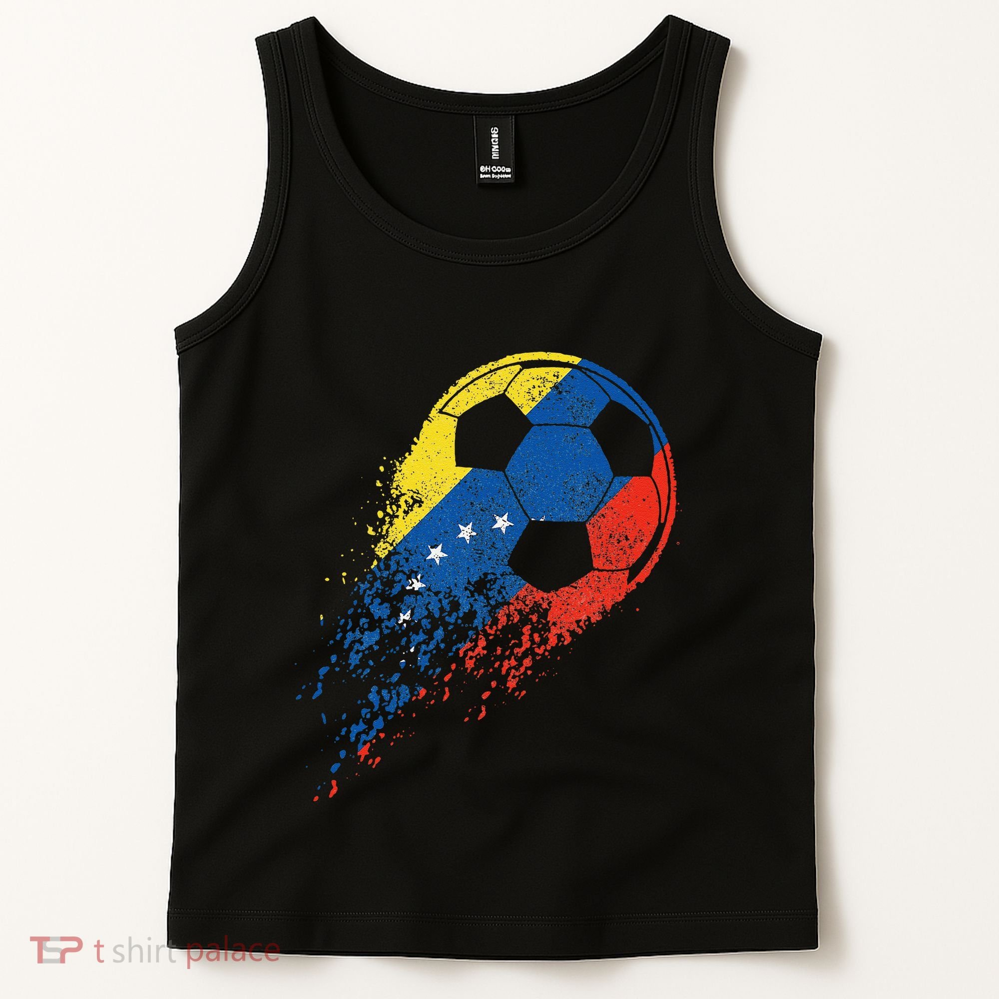 Venezuela Soccer Venezuelan Flag Pride Soccer Player Tank Top