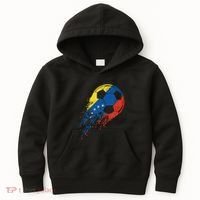Venezuela Soccer Venezuelan Flag Pride Soccer Player Kids Hoodie thumb 0
