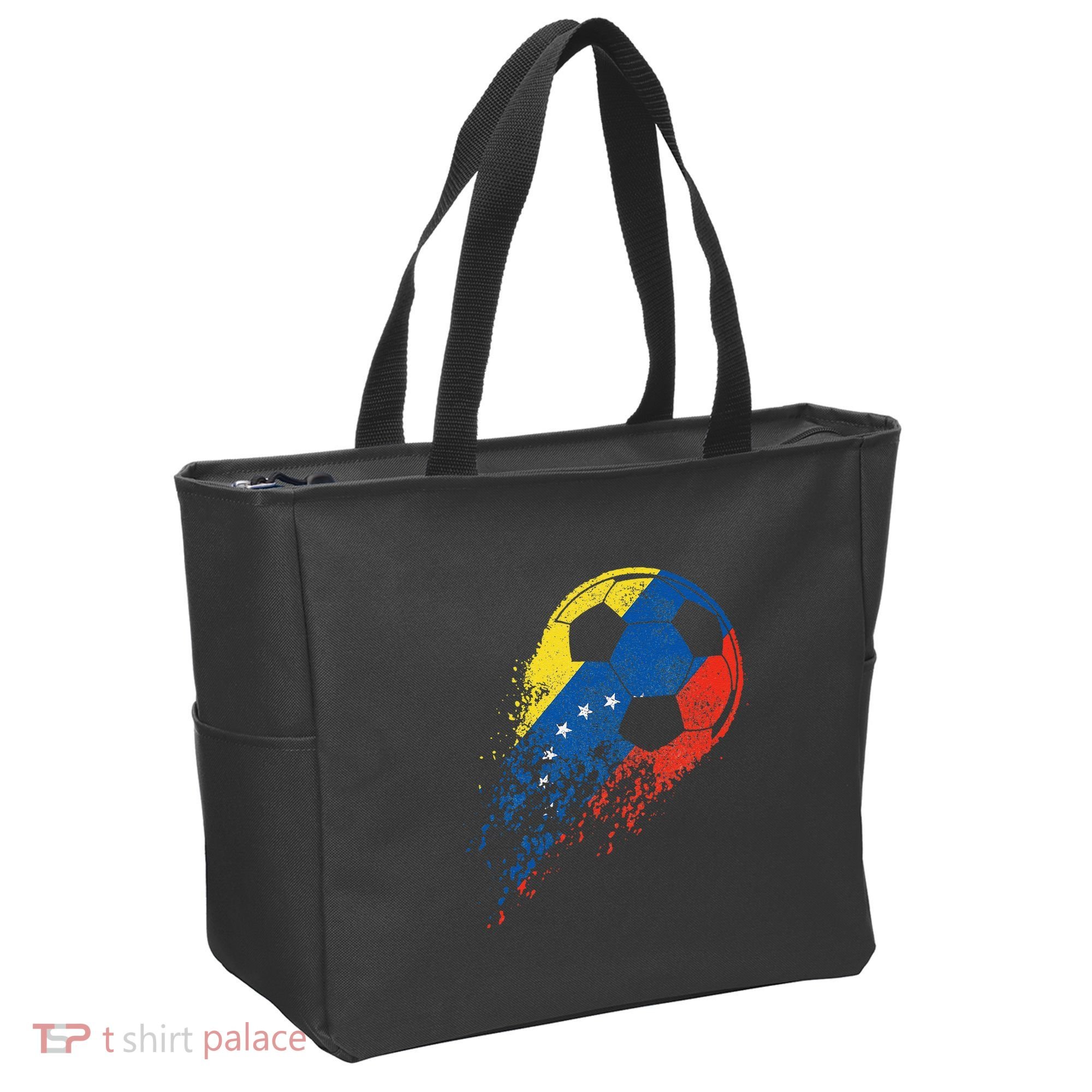 Venezuela Soccer Venezuelan Flag Pride Soccer Player Tote Bag